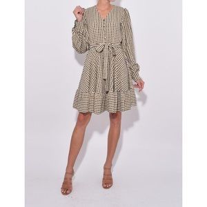 Stine Goya Farrow Dress in Orange Gingham